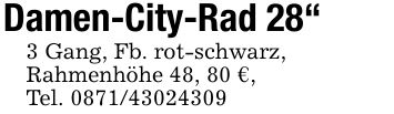 Damen-City-Rad 28