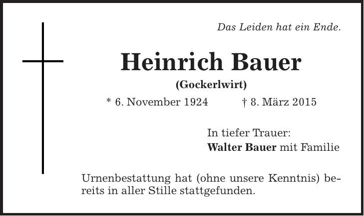 Traueranzeige Familienanzeigen Todesanzeigen Idowa Markt