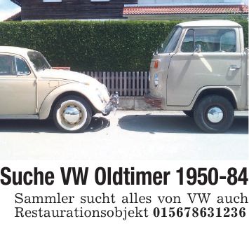 Suche VW Oldtimer *** Sammler sucht alles von VW auch Restaurationsobjekt ***