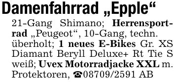 Damenfahrrad 