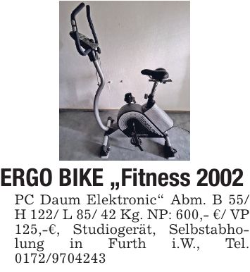 ERGO BIKE 