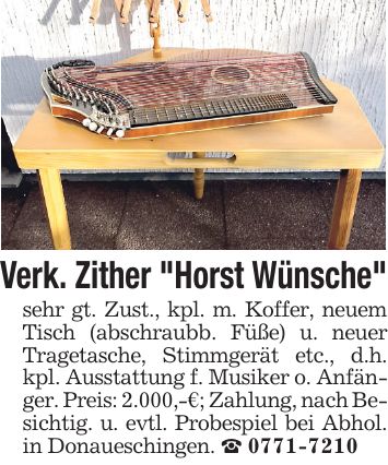 Verk. Zither 
