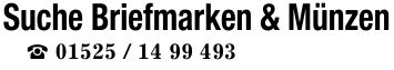 Suche Briefmarken & Münzen_ ***