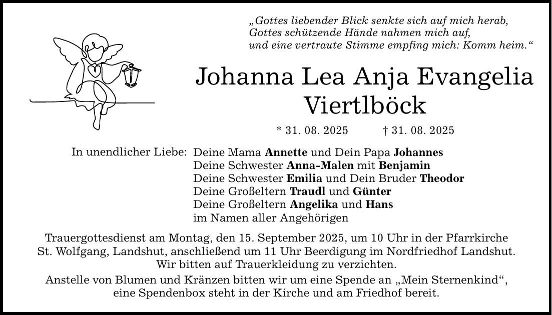 In unendlicher Liebe: 