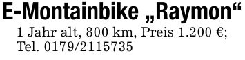 E-Montainbike 