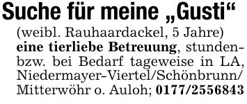 Suche für meine 