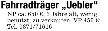 Fahrradträger 